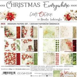 Christmas Everywhere - 8X8 Mix Paper Pad