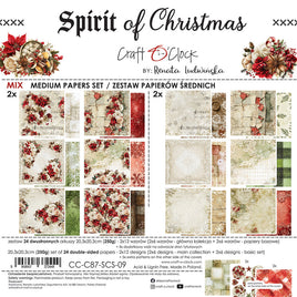 8X8 Mix Paper Pad, Spirit of Christmas