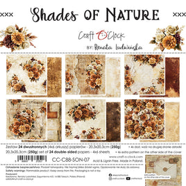 8X8 Paper Pad, Shades of Nature
