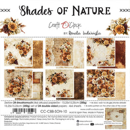 6X6 Paper Pad, Shades of Nature
