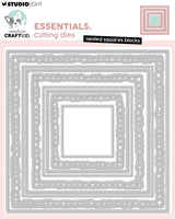CCL Cutting Die Nested Squares Blocks Essentials 9 Pieces