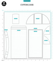 CCL Cutting Die Slimline Shadowbox Essentials 212x142x1mm 1 PC nr.423