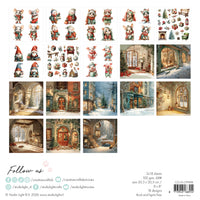CCL Collage Paper Pad Classic Christmas Essentials 36 Sheets