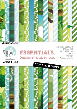 CCL Design Paper Pad Stone In A Pond Essentials 24 Sheets
