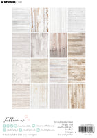 CCL Design Paper Pad White Wood Essentials 24 Sheets