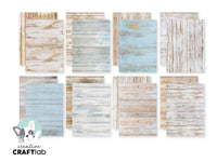 CCL Design Paper Pad Shabby Wood Essentials 24 Sheets