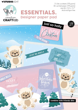 CCL Designer Paper Pad Just So Holly Essentials 36 Sheets