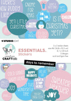 CCL Sticker Pad Days To Remember Essentials 15 Sheets