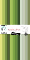 CCL Unicolor Paper Pad All Greens Essentials