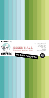 CCL Unicolor Paper Pad No Blue No Green Essentials 24 Sheets