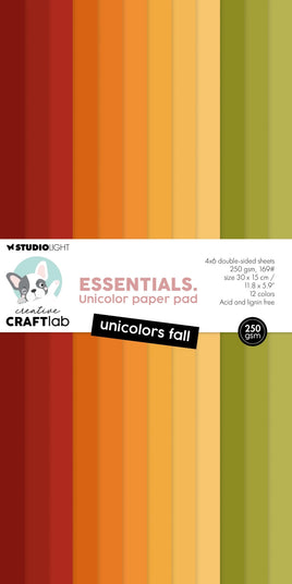 CCL Uni Paper Pad Unicolors Fall Essentials 24 Sheets