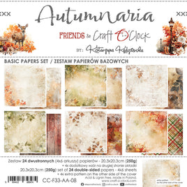 Autumnaria - 8X8 Basics Paper Pad