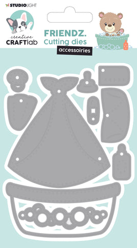 CCL Cutting Die Bear Accessories Friendz 97x175x1mm 1 PC nr.156