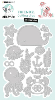 CCL Cutting Dies Sea Accessoires Friendz 127x84x1mm 15 PC nr.546