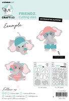 Nr. 834, Summer Accessories - Studio Light Friendz Cutting Die