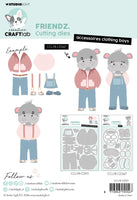 CCL Cutting Die Accessoires Clothing Boys Friendz 14 PC