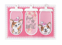 CCL Clear Stamps Merry Woofmass Friendz 21 Pieces