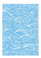 Enchanted Ocean - Wonderful Waves - Sara Signature 2D Embossing Folder