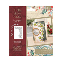 Holly & Ivy - The Holly and the Ivy - Clear Stamp & Die Combo