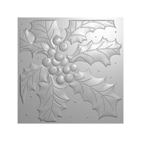 Holly & Ivy - Holly Evergreen - 3D Embossing Folder