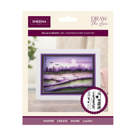 Relax & Renew - Sheena Crafts Clear Stamp (Copy)