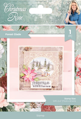 Forest Glade, Christmas Rose - Sara Signature Clear Acrylic Stamp