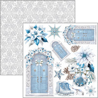 Elegance of Blue - 6X6 Fussy Cut Pad