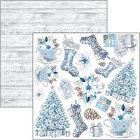 Elegance of Blue - 6X6 Fussy Cut Pad