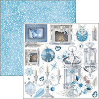 Elegance of Blue - 6X6 Fussy Cut Pad