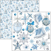 Elegance of Blue - 6X6 Fussy Cut Pad