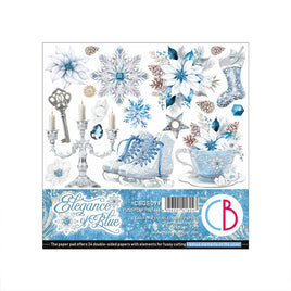 Elegance of Blue - 6X6 Fussy Cut Pad