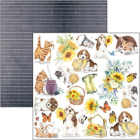 Farmhouse Garden - 12X12 Patterns Paper Pad,