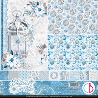 Elegance of Blue - 12X12 Patterns Paper Pad