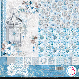 Elegance of Blue - 12X12 Patterns Paper Pad