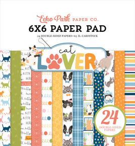 Cat Lover - Echo Park Double-Sided Paper Pad 6"X6"