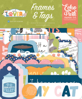 Cat Lover - Echo Park Frames & Tags Ephemera