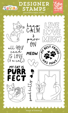 Live Love Meow - Echo Park Stamp Set