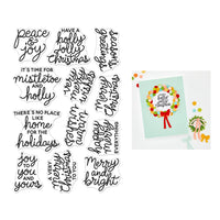 Hero Arts Very Merry Wishes Stamp Set