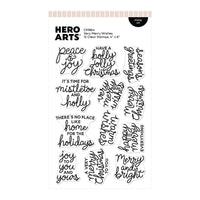 Hero Arts Very Merry Wishes Stamp Set