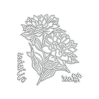 Best Wishes Floral - GoLetterPress Impression Stamp