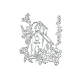 Just for You Home Floral - GoLetterPress Impression Stamp
