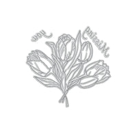 Missing You Floral - GoLetterPress Impression Stamp