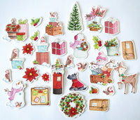 Christmas Market - Chipboard Ephemera