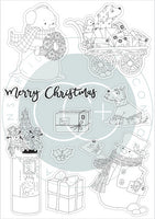 Christmas Market - Christmas Post - Clear Stamp