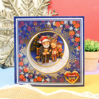 Delightful Golden Oldies Festive Fun Decoupage Card Kit