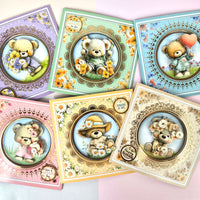 Delightful Bears Decoupage Card Kit