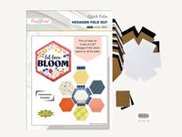 Craftreat Scrapbook Blank Quick Folio - Hexagon Fold Out