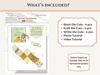 Craftreat Scrapbook Blank Quick Folio - Squash Accordion