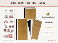 Craftreat Scrapbook Blank Quick Folio - Squash Accordion