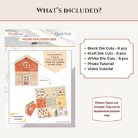 CrafTreat Quick Folio - House Explosion Box